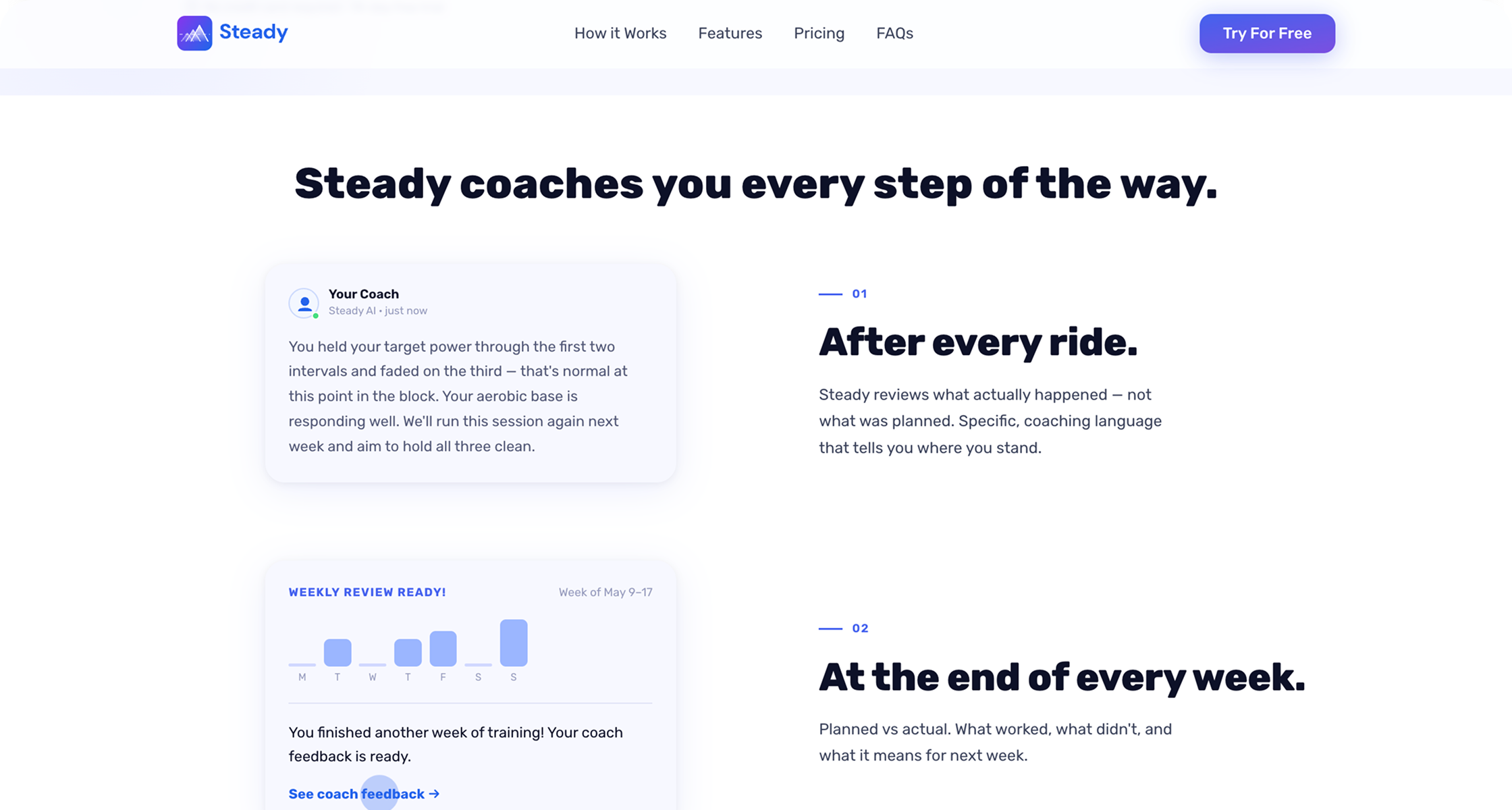 Steady positioning — slide 1