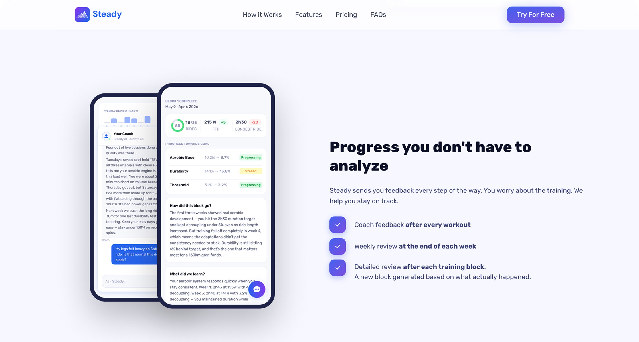 Steady positioning — slide 2